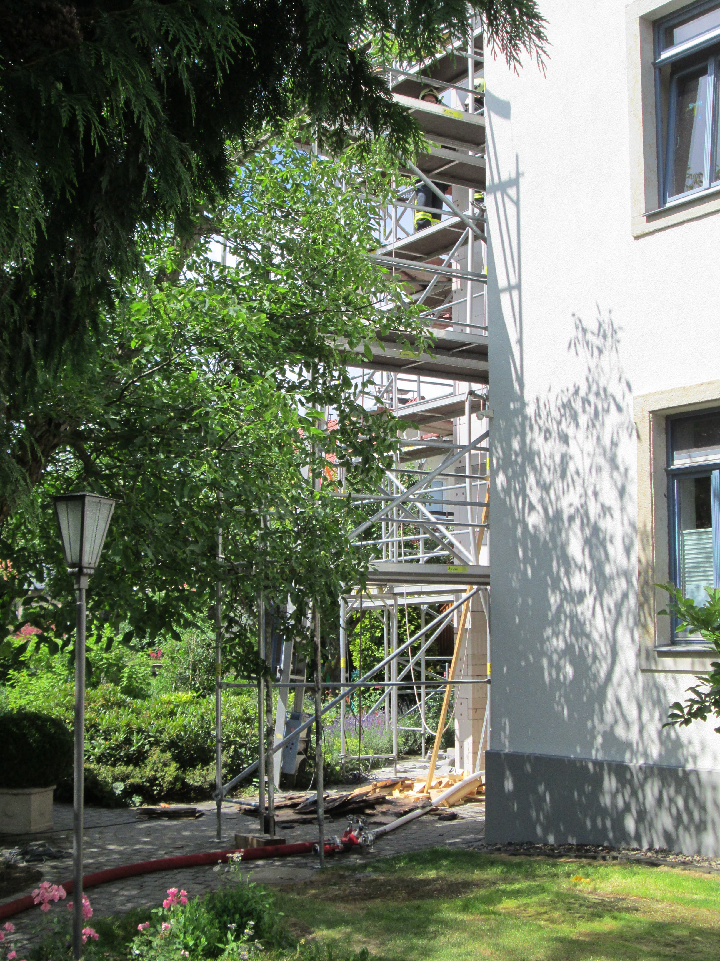 Dachstuhlbrand - Radebeul - 20.06.2014 - Bild #7