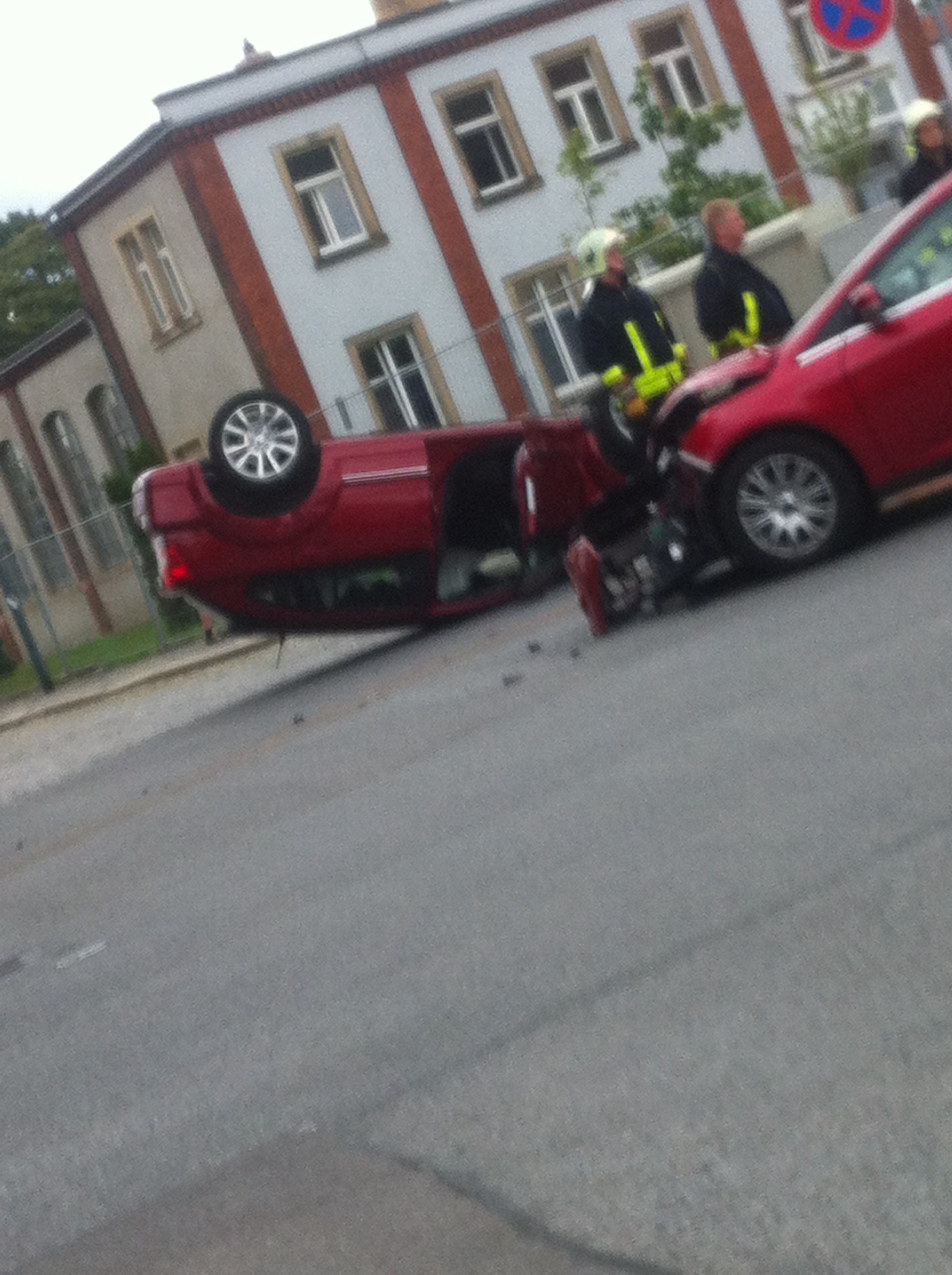 Autounfall - Radebeul - 18.08.2014 - Bild #2