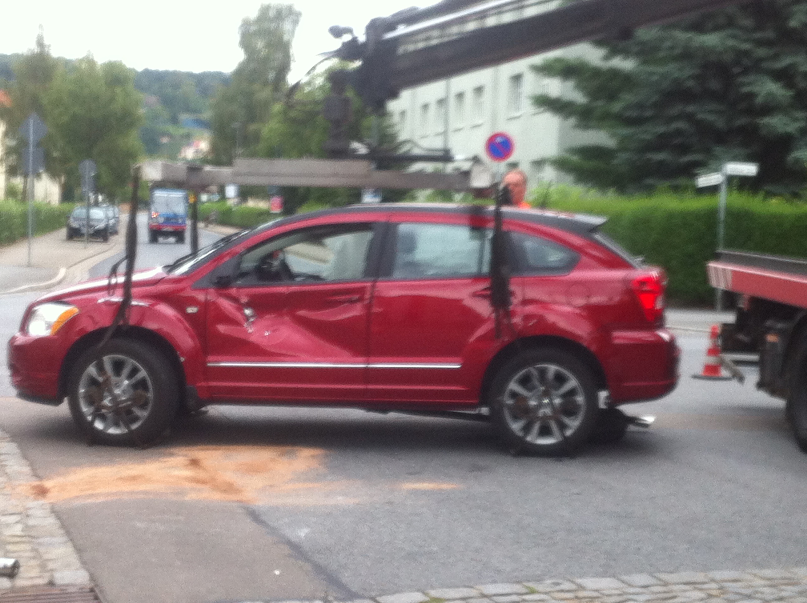 Autounfall - Radebeul - 18.08.2014 - Bild #1