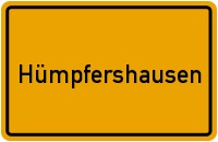 Ortsschild der Gemeinde Hümpfershausen
