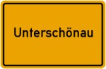 Ortsschild der Gemeinde Unterschönau