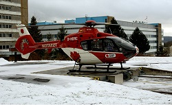 RTH - Luftrettungszentrum Suhl - Absicherung Hubschrauberlandung