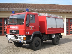 RW 1 - Bad Salzungen - Mitte - Feuerwehrfahrzeug in Bad Salzungen