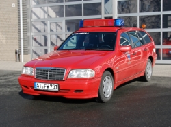 PKW - Stadtmitte - Feuerwehrfahrzeug in Ibbenbüren
