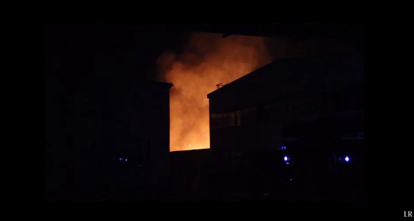 Großbrand Industriegebiet-Süd  - Guben - 04.07.2015 - Bild #1