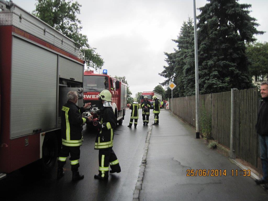 Dachstuhlbrand - Moritzburg - 25.06.2014 - Bild #6