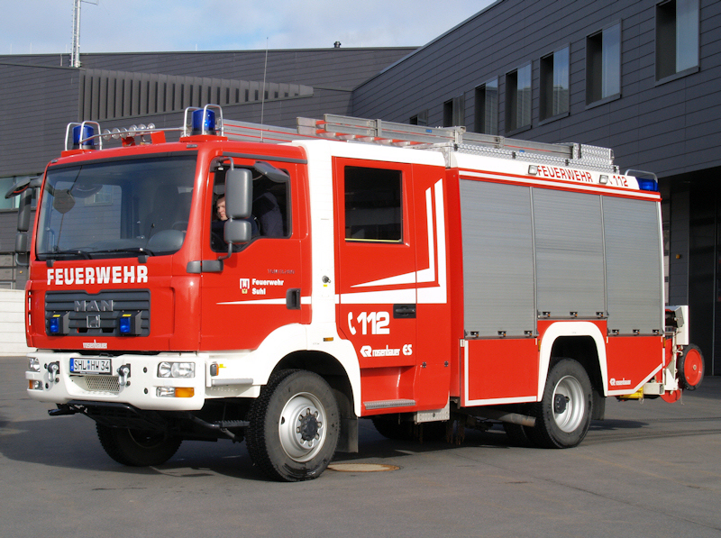 HLF 20/16 - Suhl-Zentrum - Feuerwehrfahrzeug in Suhl