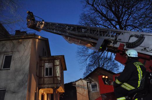 Wohnhausbrand - Meiningen - 12.04.2015 - Bild #1