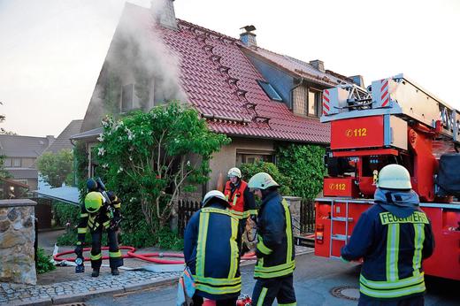 Wohnhausbrand - Meiningen - 6.06.2015 - Bild #1