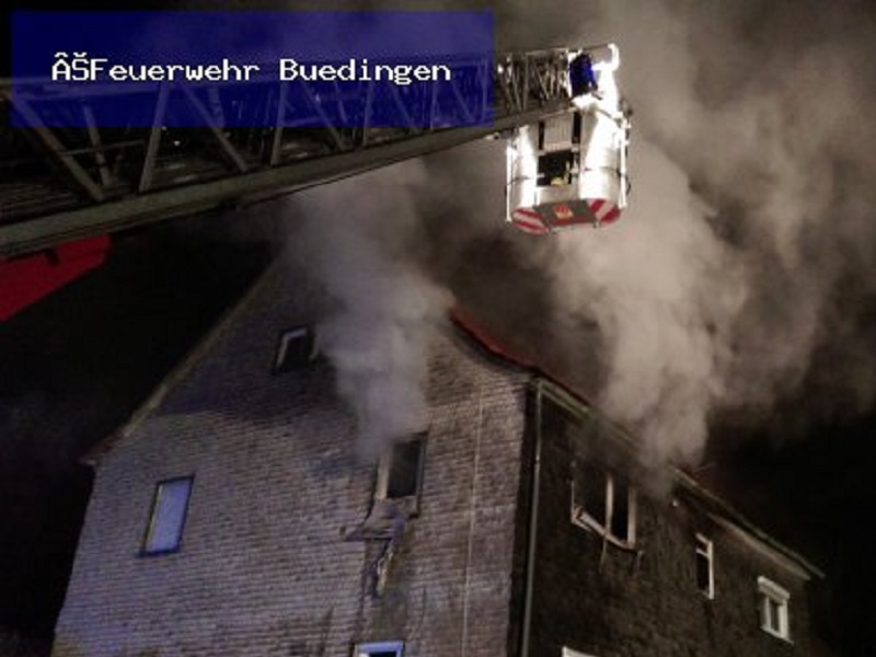 Wohnungsbrand - Büdingen - 10.12.2015 - Bild #1