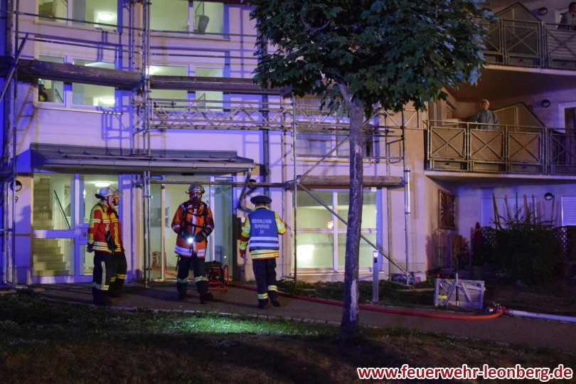 Brand Mehrfamilienhaus - Leonberg - 29.08.2015 - Bild #1