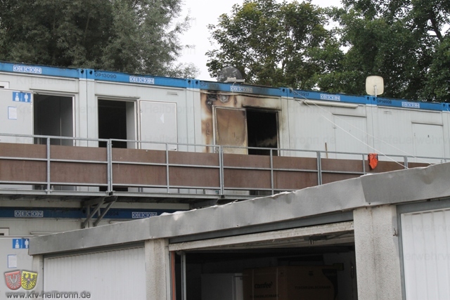 Brand Asylbewerberunterkunft - Eppingen - 08.09.2015 - Bild #1