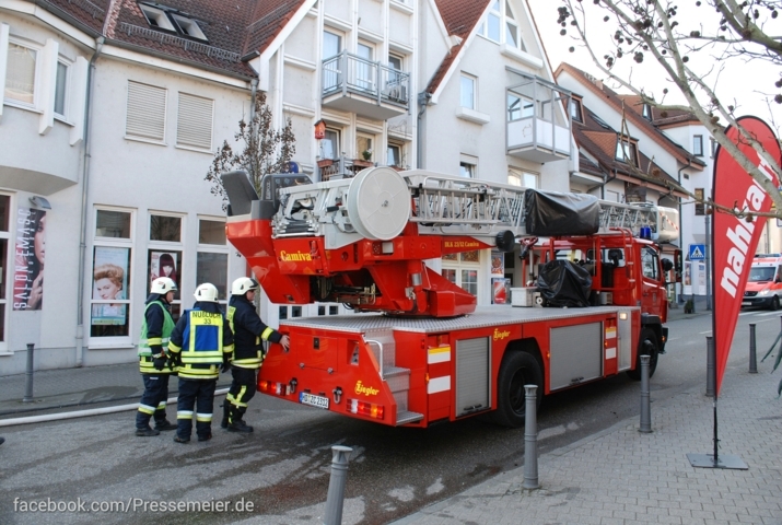 Brand eines Dachstuhls - Sandhausen - 06.02.2015 - Bild #2